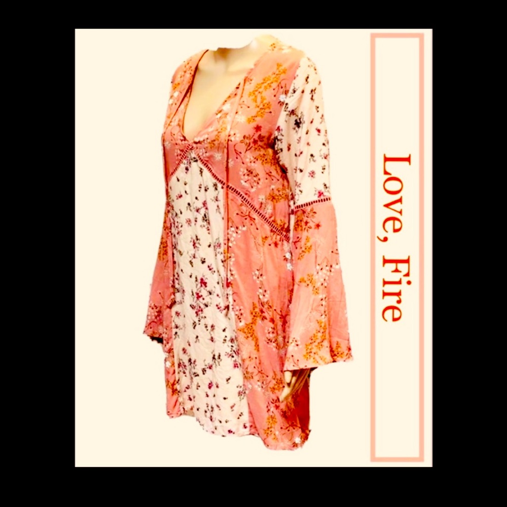 LOVE, FIRE - BOHO DRESS